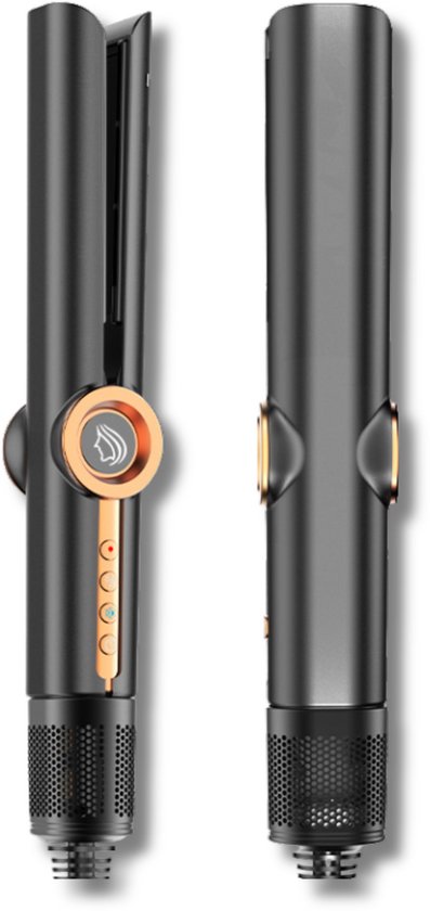 BBliss AirStraight 2 in 1 Föhn En Stijltang – Wet-to-Dry – 110.000 RPM – Coolshot – Voor Alle Haartypes – Zwart