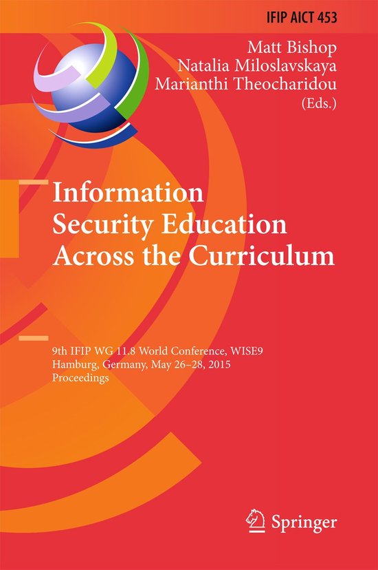 Information Security Education Across the Curriculum - cover