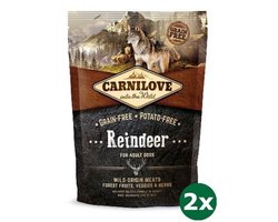 2x1,5 kg Carnilove reindeer adult hondenvoer