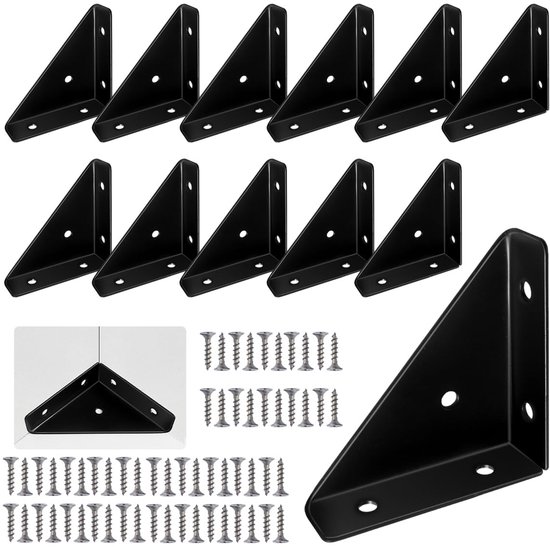10 stuks grondpennen voor tuinlampen, zwart, 17 cm, 45 mm ø