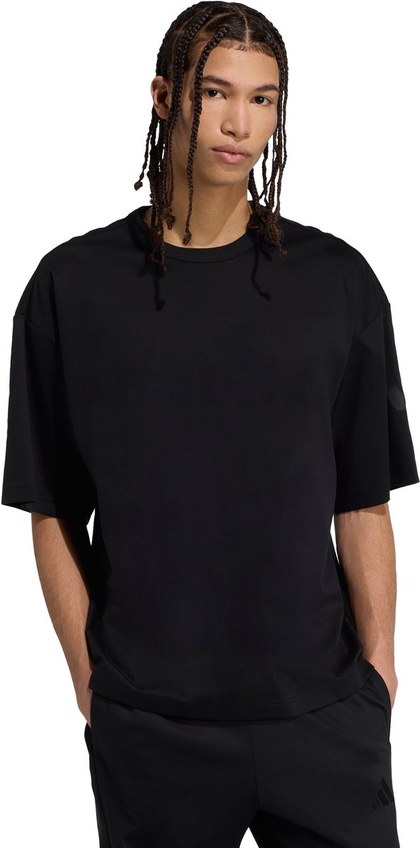 adidas Sportswear Soft Lux T-shirt Heren Zwart
