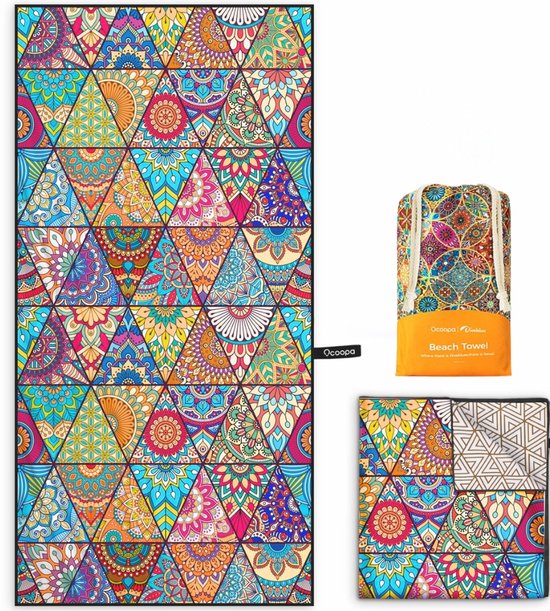 Diveblues® Sneldrogende Microvezel Handdoek - Large 178 x 80 cm - Premium UltraSoft 200 grams Microvezel Strandbadlaken - Reishanddoek - Bespaar Ruimte in je Koffer