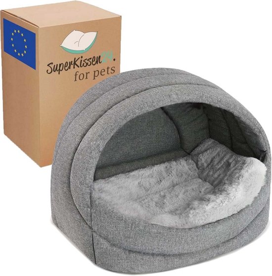 Hondenmand Supersoft Rib Grijs