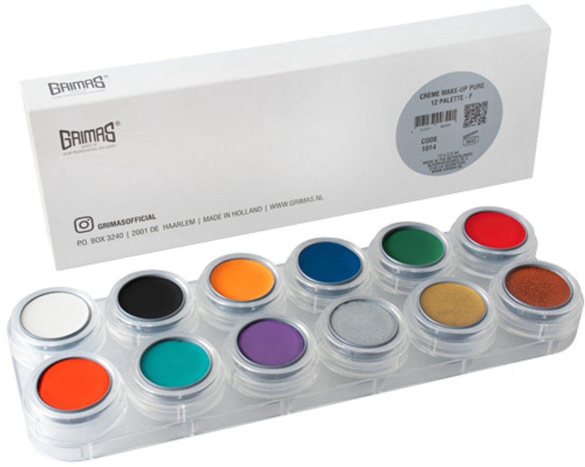 Grimas - Créme make-up Pure - Palette F
