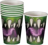 Halloween Bekers Monster Karton 250ml 8st