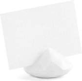 Partydeco - Tafeldiamant wit (10 stuks)