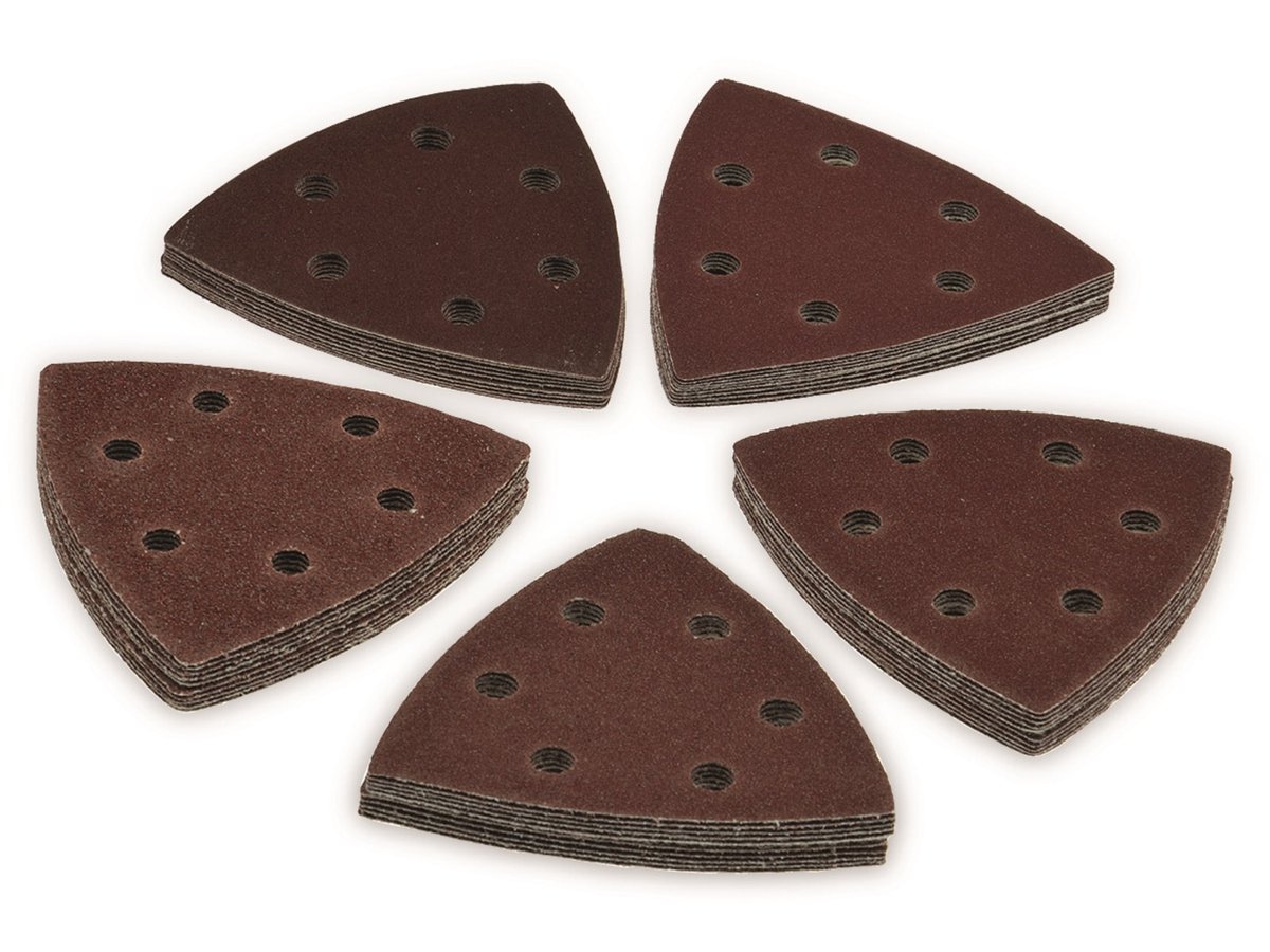 CHILITEC Schuurdriehoeken-set, 93x93x93 mm, 50-delig