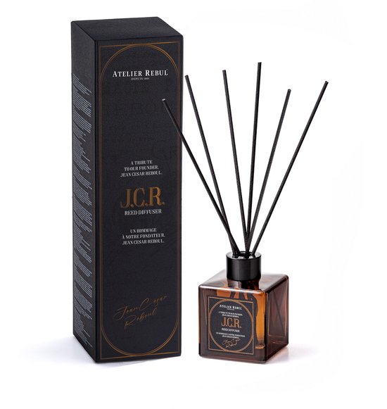 Atelier Rebul J.C.R. - Geurstokjes (120ml) - Houtige & Kruidige Kamergeur - Heerlijke Geurverspreider