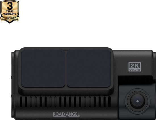 Road Angel Halo Guard Dashcam voor Auto - 2K Autocamera - Met Wifi - Looprecording - Nachtzicht - beeldstabilisatie