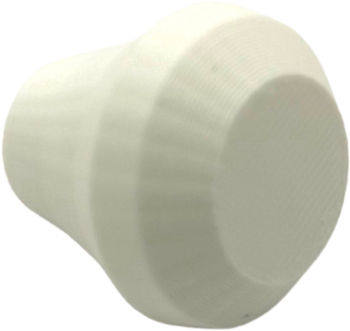 Home 3D® - Kastknop Wit – Set van 4 - Deurknoppen voor Kasten - Incl. Bevestigingsmateriaal - Ontworpen en Gemaakt in Nederland