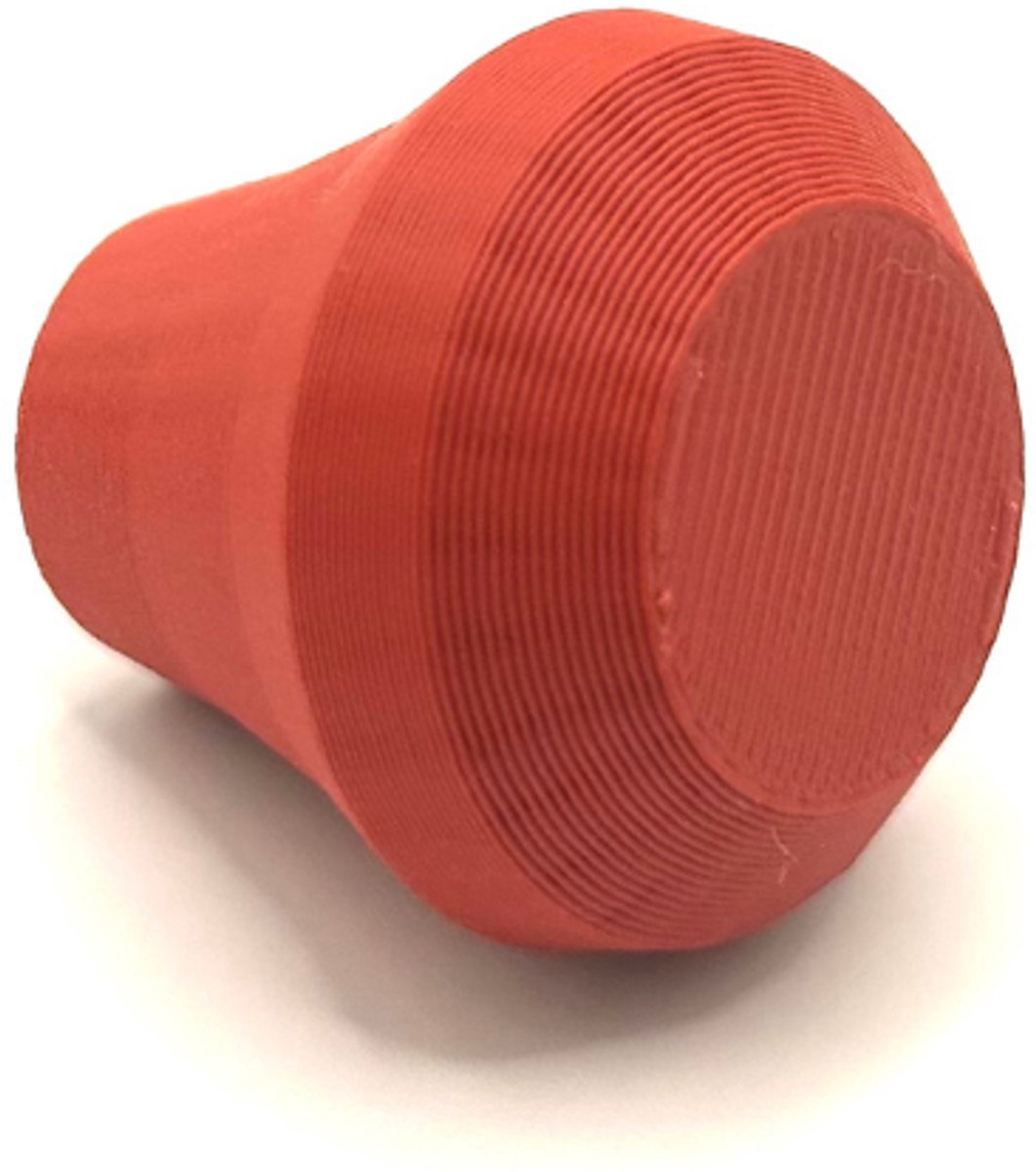 Home 3D® - Kastknop Rood - Set van 4 - Deurknoppen voor Kasten - Incl. Bevestigingsmateriaal - Ontworpen en Gemaakt in Nederland