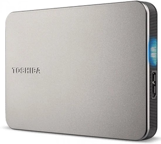 Toshiba Canvio Flex 2TB - Vaste schijf - extern - (draagbaar) - 2.5" - 2 TB - 5.0 Gbit/s - USB 3.2 Gen 1, USB 2.0 - zilver van Toshiba — afbeelding 3