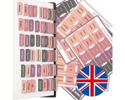 GLODI GOODS® Bijbel tabstickers zelfklevend – tabs papier – accessoires – bijbelstudie - Engels GLODI GOODS® Bijbel tabstickers zelfklevend – tabs papier – accessoires – bijbelstudie - Engels