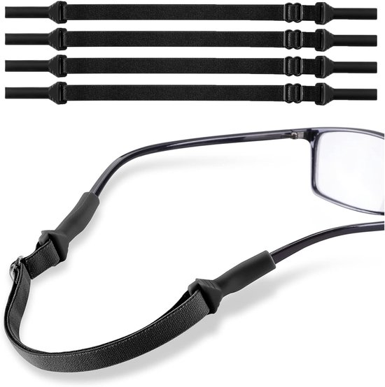 Brillenband, Verstelbare Brillenkoord Basis Zonnebrillenband Brillenketting voor Mannen Sportbrillenkoord voor Mannen Vrouwen