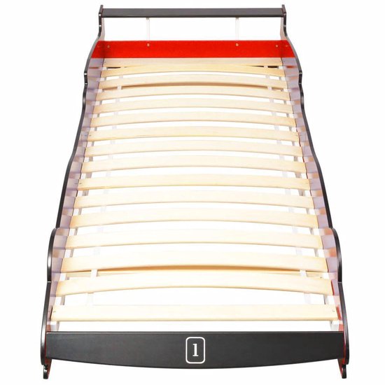 vidaXL - Kinderbed - raceauto - rood - 90x200 - cm