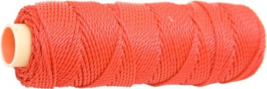 Kelfort Metselkoord nylon rol rood 50 meter