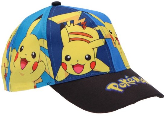 Casquette Pokémon Pikachu pour enfant – Casquette ajustable pour Garçons – 52 cm – 2-6 ans – Merchandise de fan