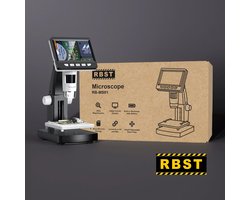 RBST Digitale Microscoop - 1080P HD Scherm - tot 1000x Zoom - USB & Accu - Voor Onderwijs