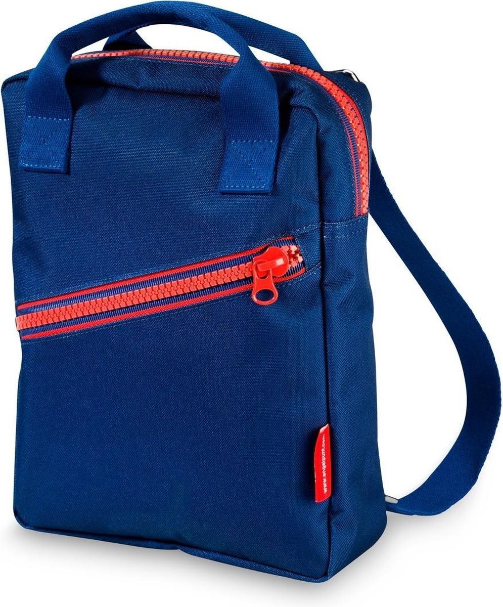 Rugzak small Zipper Dark Blue - 6 liter - Engelpunt