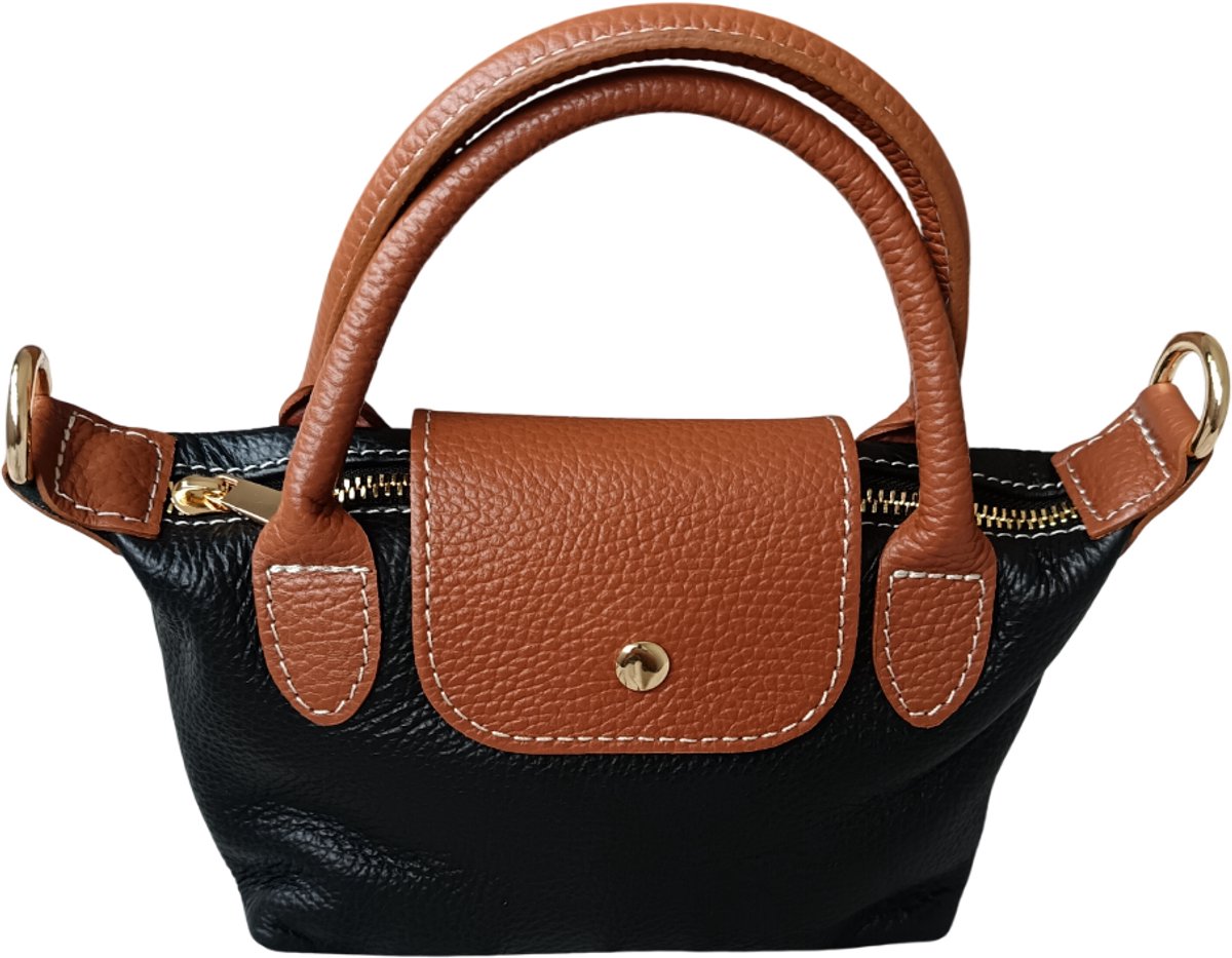 Roose - Dames Tas - Handtas - Schoudertas - Tote Bag - Crossbody Tas - Zwarte Handtas