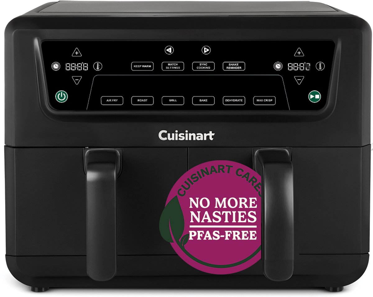 Cuisinart XXL Dual-Zone Airfryer 10,4L 2400W Zwart