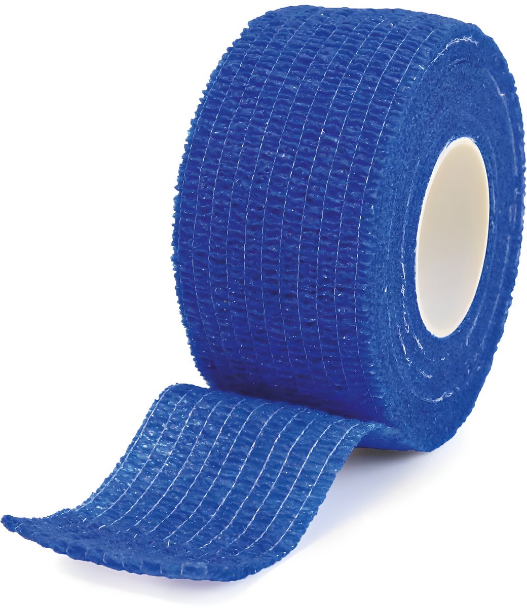 Hygostar Snelverband Waterafstotend – 3 cm x 7 m – Blauw – 1 stuk – Zelfklevend & Latexvrij (B6)