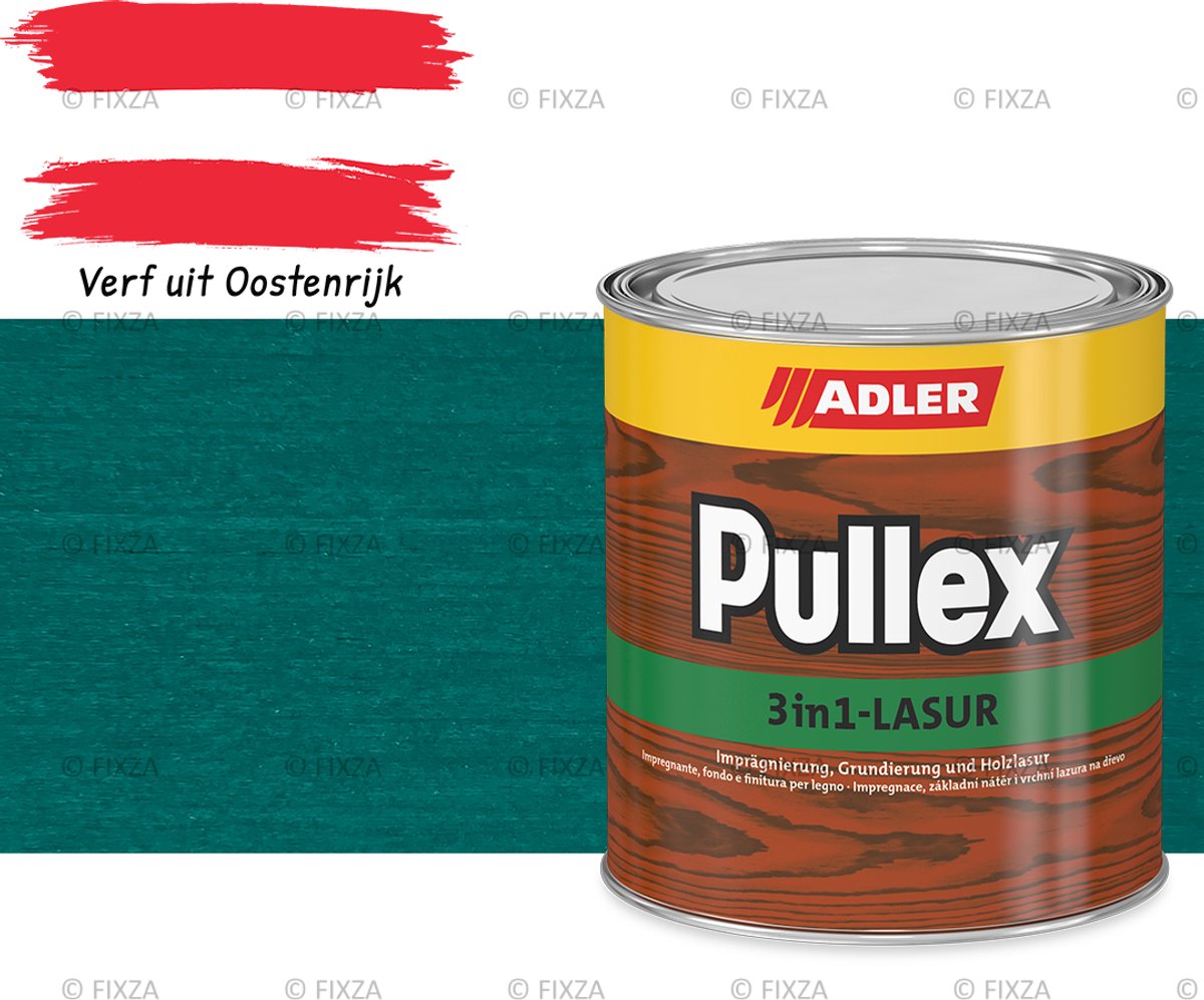 ADLER Pullex 3in1-Lazuur Kolibri, groene beits 2,5 liter