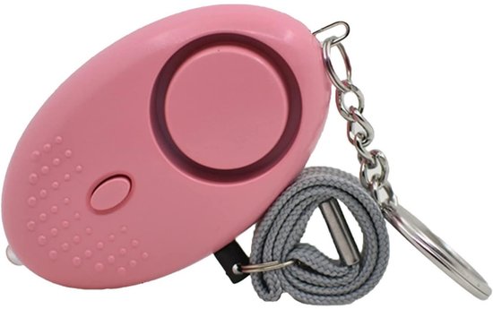 Ankilo Zelfverdediging sleutelhangerset vrouwen met persoonlijk alarm, veiligheidssleutelset met fluitje en pompon, zelfverdediging sleutelhanger, cadeau, 17 stuks voor vrouwen, grijs/zwart, S