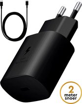 Golden Sound origineel 45W snellader - USB C Snellader - 2 meter oplader draad - Power adapter - Lader geschikt voor Samsung