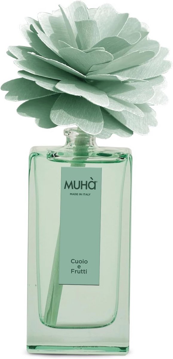 Luchtverfrisser Peony Diffuser - Kamerdiffuser met Geur van Leer en Vruchten - 50 ml