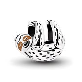 Luiaard Bedel - Sterling Zilveren Bedel Voor Armband, Keen Jewel, Sloth Charm - Sterling Silver Charm For Bracelet