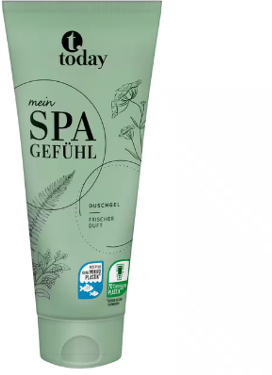 Today Douchegel Mijn Spagevoel | 1x 200ml - Frisse geur | Ontspannend en Verzorgend