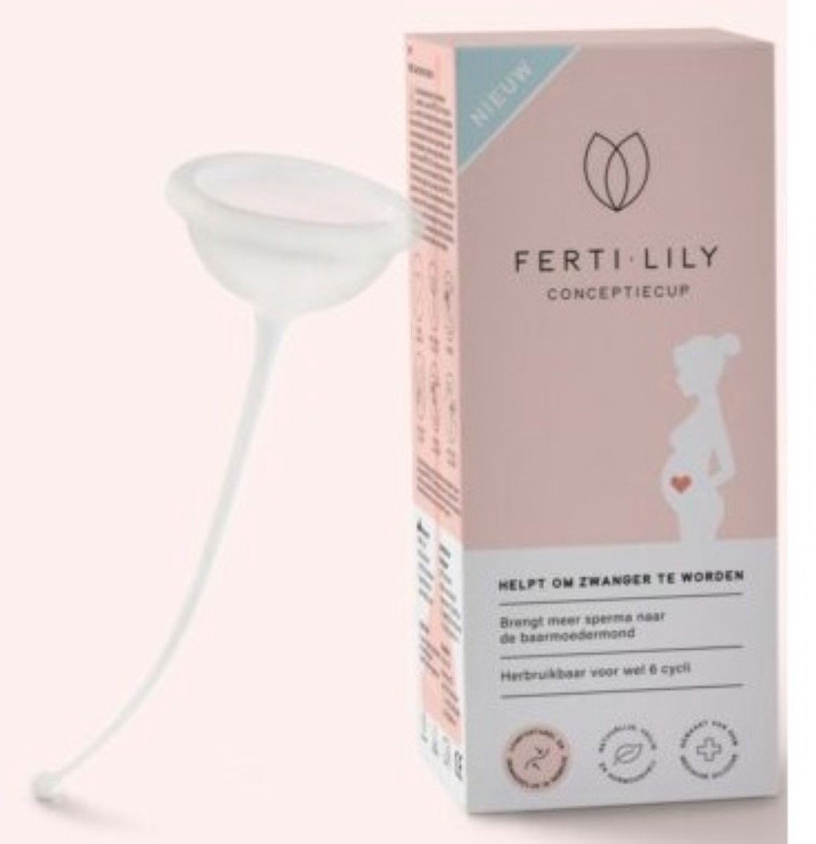 Ferti-Lily Conceptie Cup Starterspakket - 2x Zwangerschapstest Extra Vroeg - 10x Ovulatietest Strips - Telano – foto 4