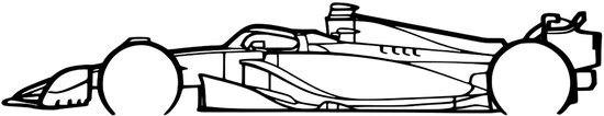 Formule 1 auto Max Verstappen - Wanddecoratie - Muurdecoratie - 36x7cm - Hout- Mancave - Mancave decoratie - Formule 1 - Jongenskamer - Sportauto - Sportwagen - Max Verstappen - F1 - Cadeau - Vaderdag