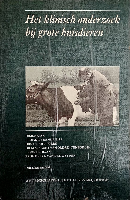 Het klinisch onderzoek bij grote huisdieren - cover