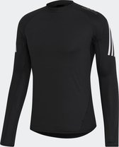 adidas Alpaskin Sport LS 3S Heren Sportshirt - Black - Maat L 