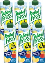 Bol.com Dubbelfrisss - Frisdrank - Appel-Perzik - 8 x 035l aanbieding