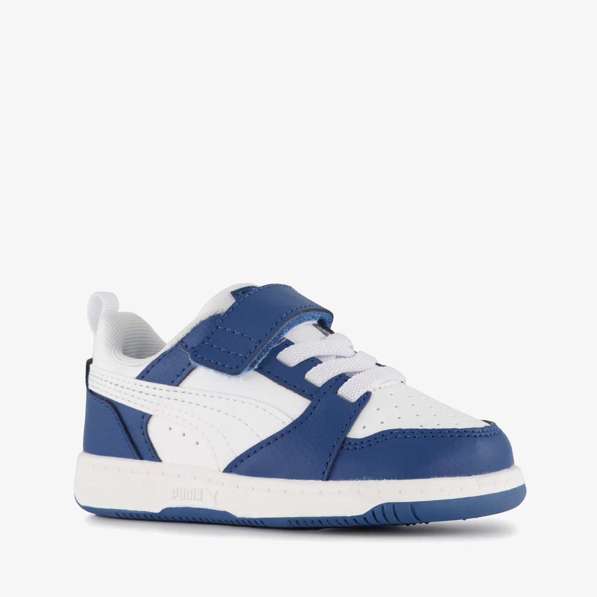 Puma Rebound V6 LO jongens sneakers Wit