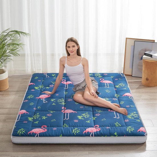 Dik Opvouwbaar Vloermatras voor Camping en Logeerbed - 150 x 200 cm van Bo-Camp — afbeelding 2