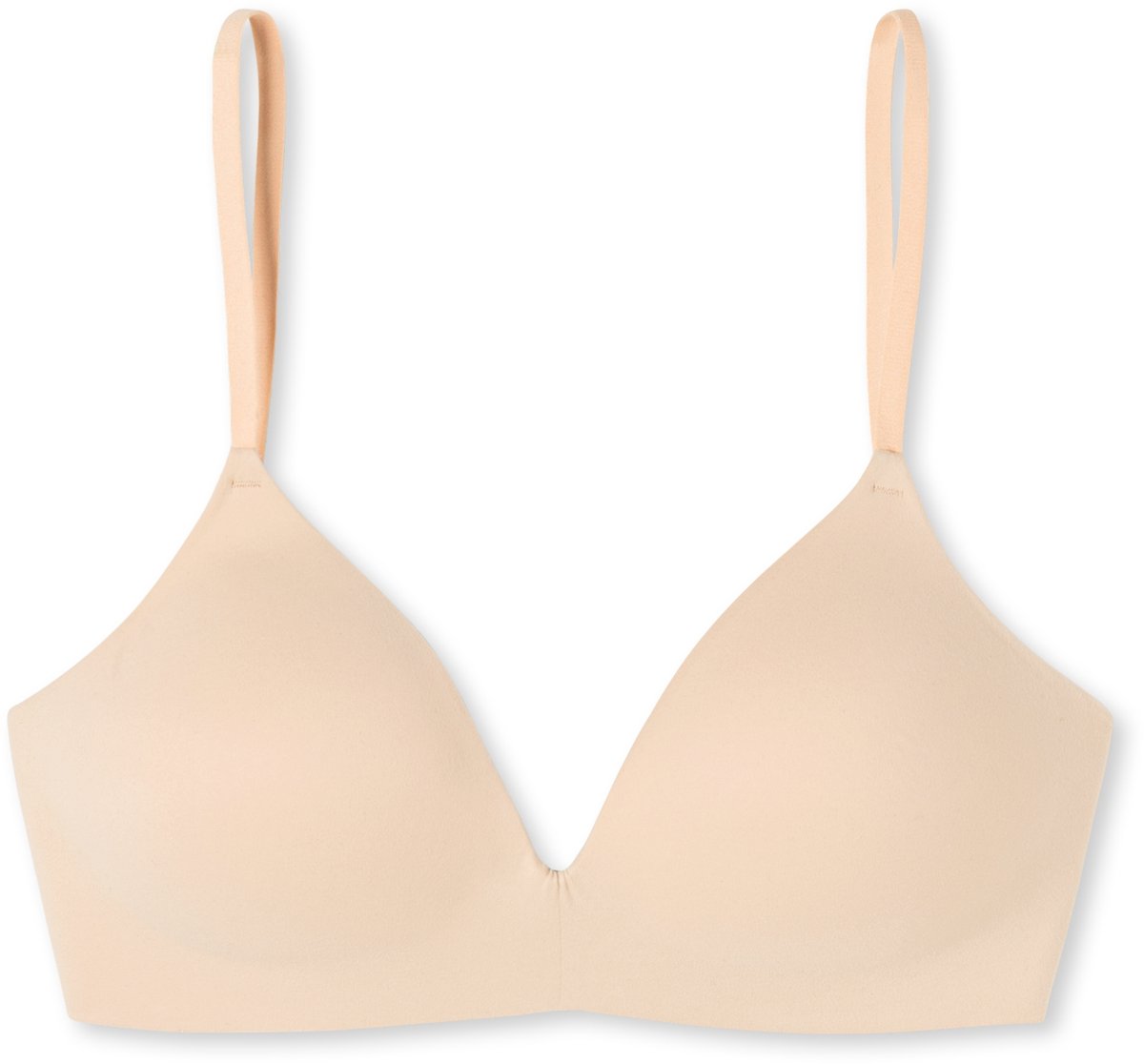 Schiesser Invisible Soft BH - zonder beugels- voorgevormde cup - Dames - Beha zand beige