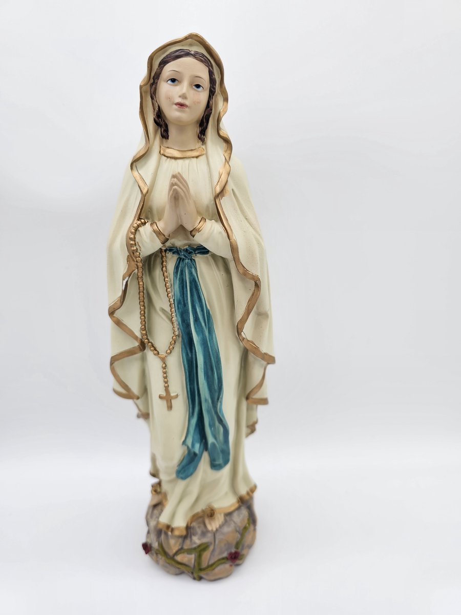 Maria van Lourdes - beeld 29 cm - materiaal polystone - religieus beeld