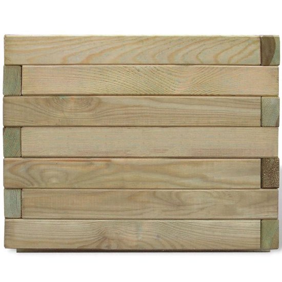 VidaXL Houten Plantenbak Vierkant