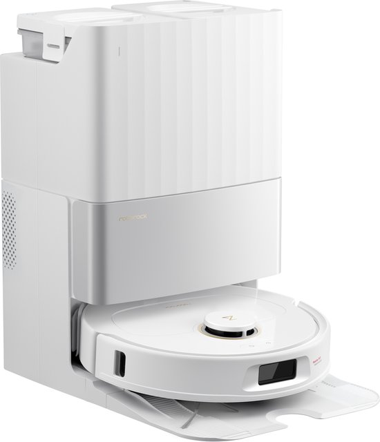 Roborock Qrevo 5AE robotstofzuiger - 12000Pa - met dweilfunctie - Dual anti-verstrengeling - FlexiArm Mop - Mop lift - Reactive Tech Obstacle Avoidance - Zelfreinigend - Multifunctioneel dockingstation - Qrevo Pro/S7 Max Ultra upgrade (Qrevo S5V)