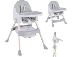 K IKIDO Kinderstoel 3 in 1 - Baby Inklapbare Eetstoel - V...