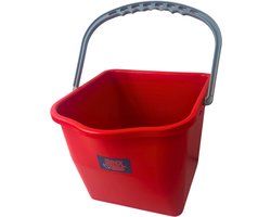 Synx Tools - Emmer - voor mop en werkwagen - rood - 15 liter -schoonmaak