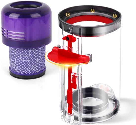 Vervangende stofbak + filter Geschikt voor Dyson V11, V15, SV14, SV15, SV22 stofzuigers