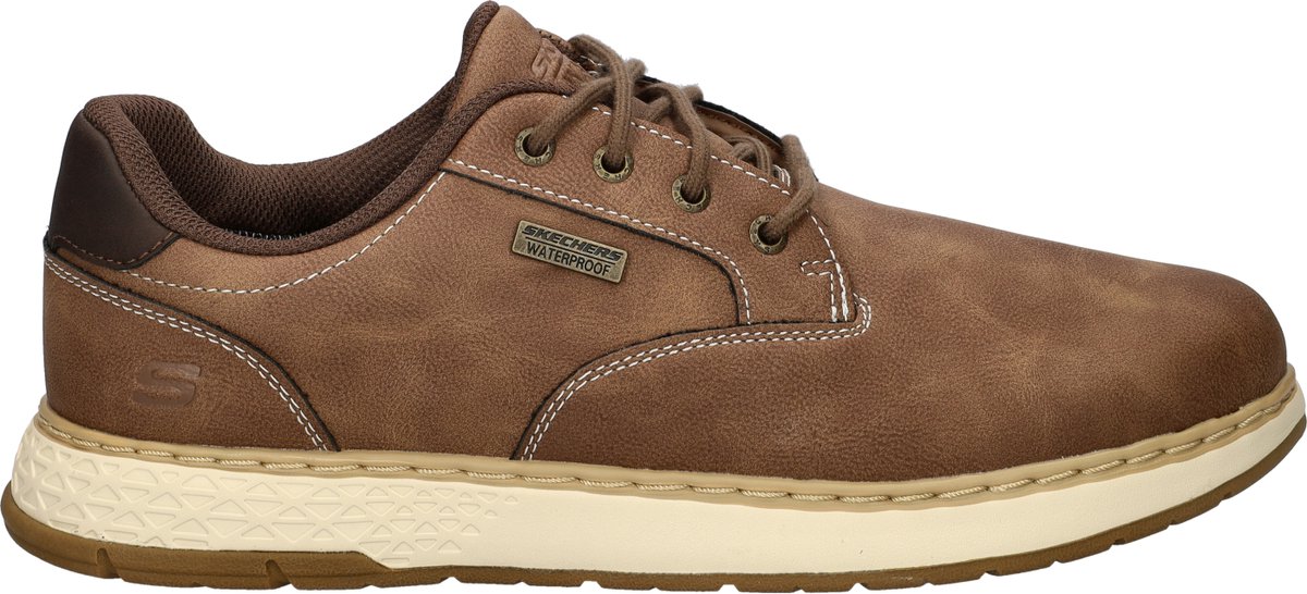Skechers Garlan - Pryor heren sneaker - Bruin - Maat 43