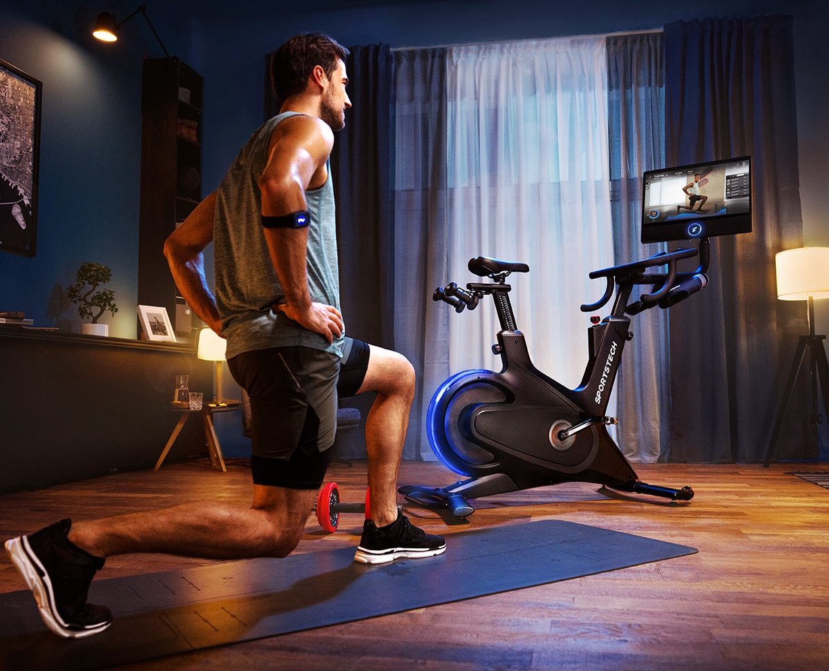 Sportstech sBike Speedbike Hometrainer met 21,5" Touchscreen - afbeelding 3