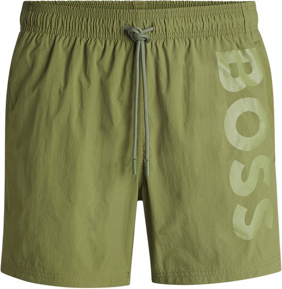 Short de bain HUGO BOSS Octopus Maillot de bain homme Vert bol