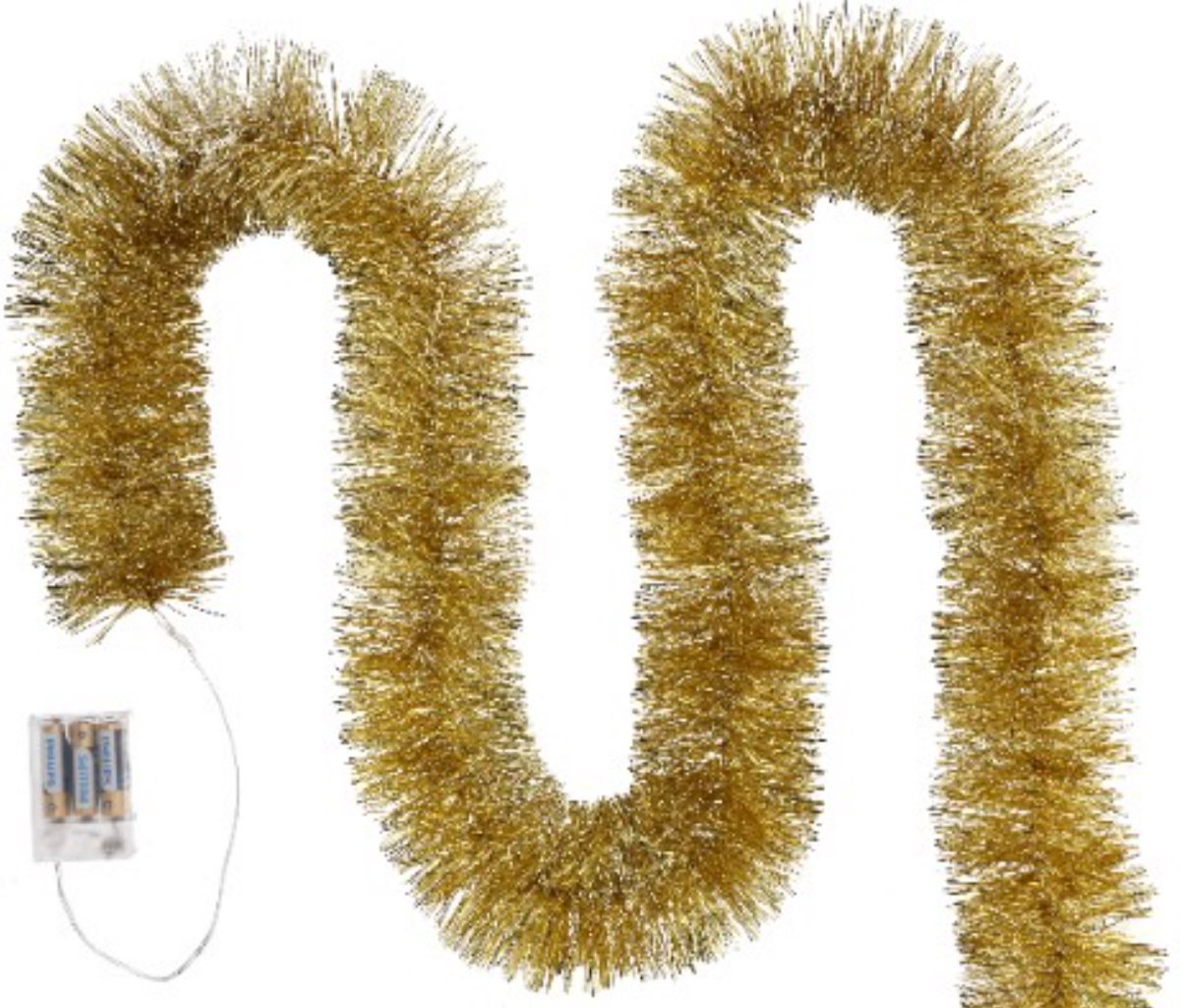 Kerstboom LED ketting goud op batterijen Kerstmis VOOR KERSTBOOM 6 meter